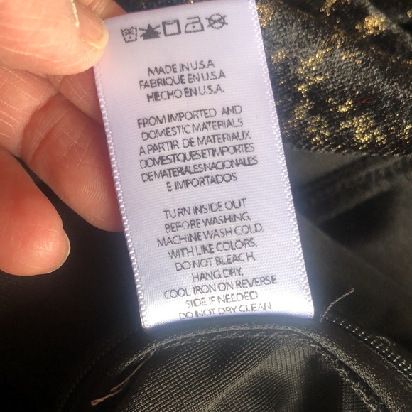 Anthropologie Eva Franco one shoulder velvet top. - Picture 7 of 7